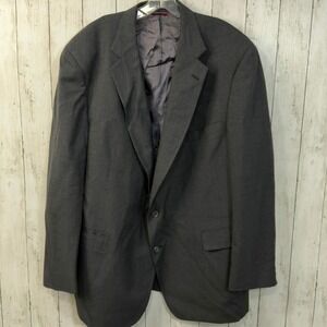 Jos A Bank Executive Collection Men's Charcoal Gray Wool Blend Blazer Size L